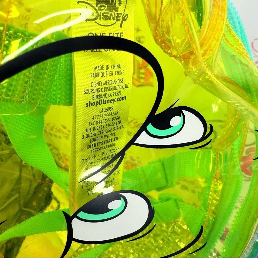 Disney backpack little mermaid flounder fish Yellow and Blue Fish Backpack - Picture 5 of 8